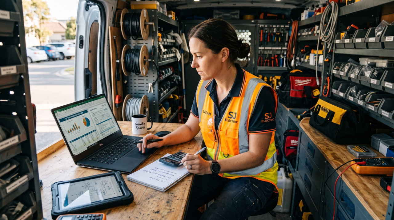 Electrician_reviewing_tax_docume…_2K_202607292240_erasio